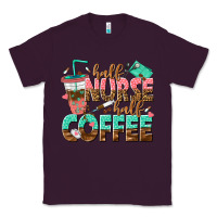 Plum half nurse half coffee Classic Tee - texasbilliewilder