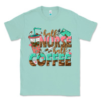 Seafoam half nurse half coffee Classic Tee - texasbilliewilder