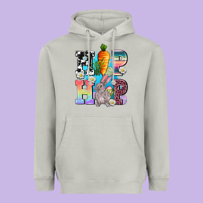 Hip Hop Easter Rabbit Heavyweight Hoodie Designed By Adodesignshop