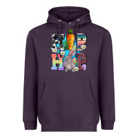 Plum hip hop easter rabbit Heavyweight Hoodie - AdoDesignShop