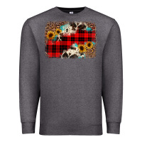 Charcoal Heather christmas background Premium Sweatshirt - JahusDesignShop