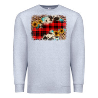 Heather Grey christmas background Premium Sweatshirt - JahusDesignShop