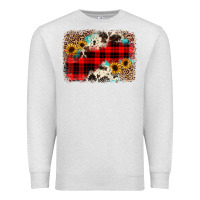 Oatmeal Heather christmas background Premium Sweatshirt - JahusDesignShop