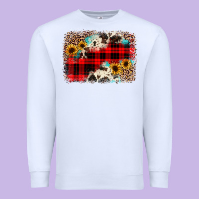 Christmas Background Premium Sweatshirt Designed By Jahusdesignshop