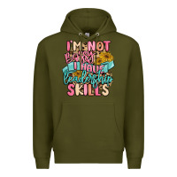 Army Green i'm not bossy i just have leadership skills Premium Hoodie - MaliasSmallBusiness