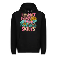 Black i'm not bossy i just have leadership skills Premium Hoodie - MaliasSmallBusiness