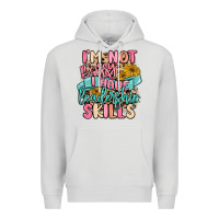 Dove Grey i'm not bossy i just have leadership skills Premium Hoodie - MaliasSmallBusiness