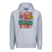 Heather Grey i'm not bossy i just have leadership skills Premium Hoodie - MaliasSmallBusiness