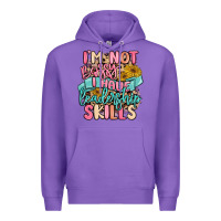 Purple i'm not bossy i just have leadership skills Premium Hoodie - MaliasSmallBusiness