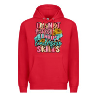 Red i'm not bossy i just have leadership skills Premium Hoodie - MaliasSmallBusiness