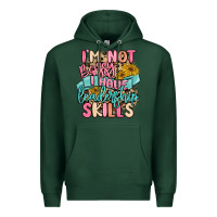 Sports Green i'm not bossy i just have leadership skills Premium Hoodie - MaliasSmallBusiness