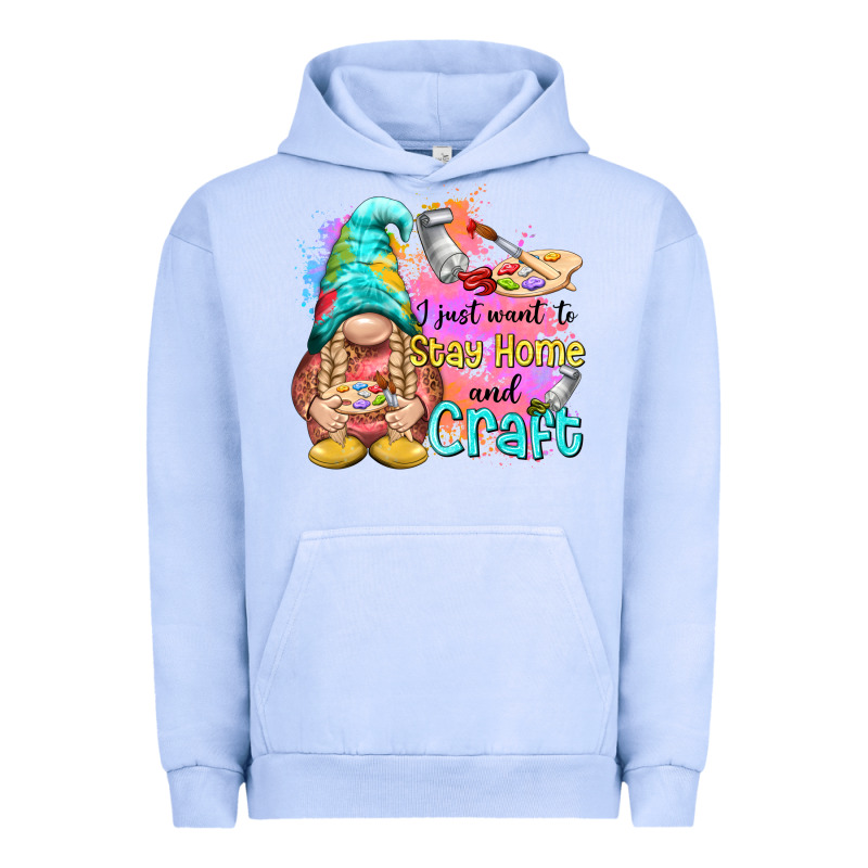 I Just Want Stay Home And Craft Urban Hoodie by NancyCooperArtShop | Teevron