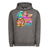 Pigment Tornado i just want stay home and craft Urban Hoodie - NancyCooperArtShop