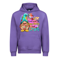 Tulip i just want stay home and craft Urban Hoodie - NancyCooperArtShop