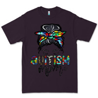 Plum autism mom Premium Tee - CowhideDigitalArt