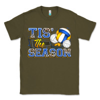 Army Green tis' the season volleyball Classic Tee - Zillion Design Studio