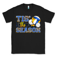 Black tis' the season volleyball Classic Tee - Zillion Design Studio