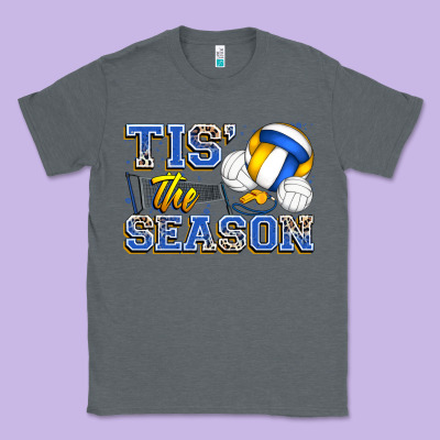 Tis' The Season Volleyball Classic Tee Designed By Zillion Design Studio
