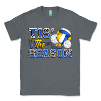 Charcoal Heather tis' the season volleyball Classic Tee - Zillion Design Studio