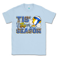 Dusty Blue tis' the season volleyball Classic Tee - Zillion Design Studio