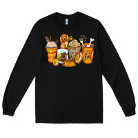 Black cocker spaniel coffee cups Long Sleeve Tee - Zillion Design Studio