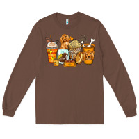 Chestnut cocker spaniel coffee cups Long Sleeve Tee - Zillion Design Studio
