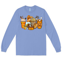 Colony Blue cocker spaniel coffee cups Long Sleeve Tee - Zillion Design Studio