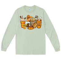 Matcha cocker spaniel coffee cups Long Sleeve Tee - Zillion Design Studio