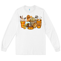 White cocker spaniel coffee cups Long Sleeve Tee - Zillion Design Studio