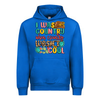Cobalt i was country when country wasnt cool Urban Hoodie - MaliasSmallBusiness