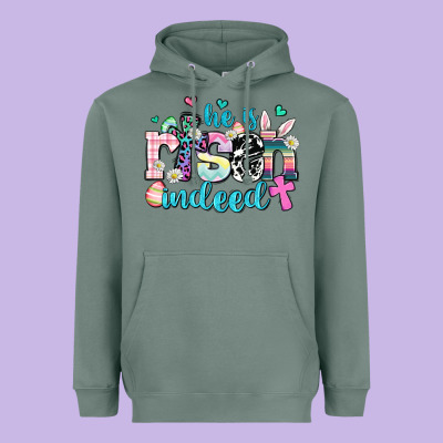 He Is Risen Indeed Heavyweight Hoodie Designed By Adodesignshop