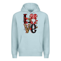 Blue Mist love gnome Premium Hoodie - MaliasSmallBusiness