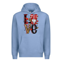 Colony Blue love gnome Premium Hoodie - MaliasSmallBusiness