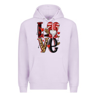 Lilac love gnome Premium Hoodie - MaliasSmallBusiness