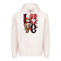 Pale Pink love gnome Premium Hoodie - MaliasSmallBusiness