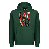 Sports Green love gnome Premium Hoodie - MaliasSmallBusiness