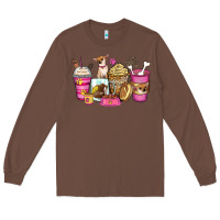 Chestnut Chihuahua coffee cups Long Sleeve Tee - Zillion Design Studio
