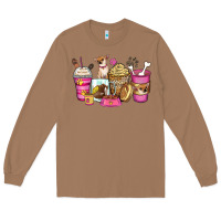 Toasted Coconut Chihuahua coffee cups Long Sleeve Tee - Zillion Design Studio
