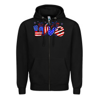 Black love 4th of july Zipper Hoodie - Zillion Design Studio