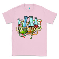 Bubblegum Pink laboratory Classic Tee - texasbilliewilder