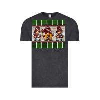 Vintage Black football gnomes Vintage Tee - BarkalooDesign