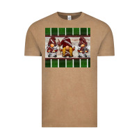 Vintage Coffee football gnomes Vintage Tee - BarkalooDesign
