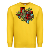 Lemon cactus christmas texas map Premium Sweatshirt - JahusDesignShop