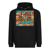 Black coffee teach repeat Heavyweight Hoodie - JahusDesignShop