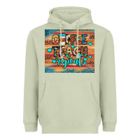 Matcha coffee teach repeat Heavyweight Hoodie - JahusDesignShop