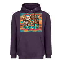 Plum coffee teach repeat Heavyweight Hoodie - JahusDesignShop