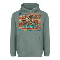 Sage coffee teach repeat Heavyweight Hoodie - JahusDesignShop