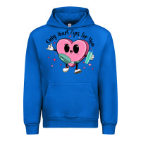 Cobalt only heart eyes for you Urban Hoodie - MaliasSmallBusiness