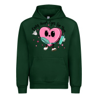 Forest Green only heart eyes for you Urban Hoodie - MaliasSmallBusiness