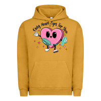 Pigment Peanut Butter only heart eyes for you Urban Hoodie - MaliasSmallBusiness